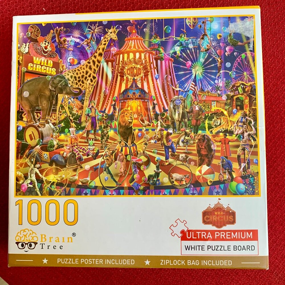 Brain Tree Wild Circus puzzle 1,000 pieces